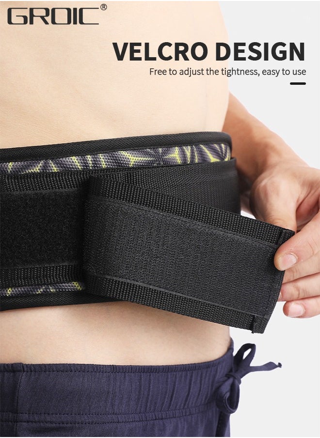 GROIC - Weight Lifting Belt Strength Weightlifting Belt, Weight Belt for Workout on Fitness Equipment, Weight Lifting Back Support Workout belt for Lifting, Fitness, Cross Training and Powerlifting - Image 1