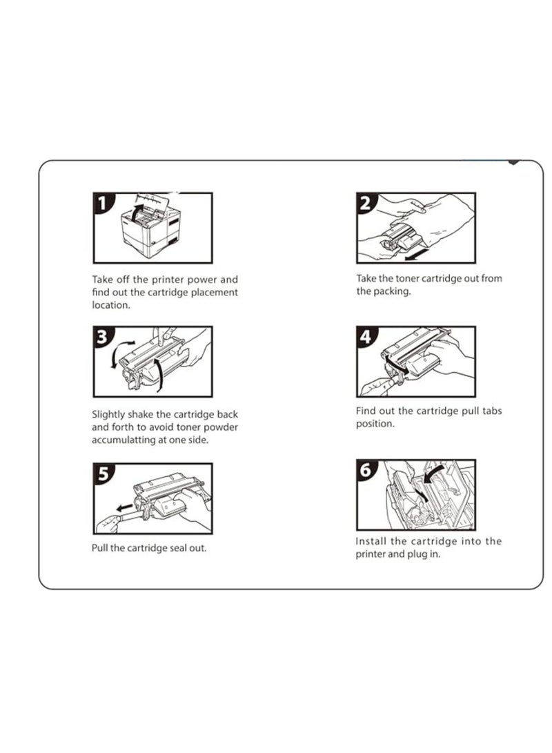 Terabyte XE-7120 Toner Cartridge Compatible with WorkCentre-7120/7125/7220/7225 Copier Machine Multicolor (15,000 Pages) (006R01460) Pack Of 4 - Image 2