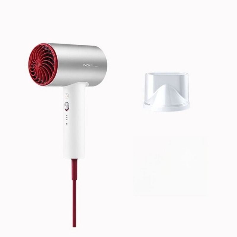 Soocas H5 Negative Ion Hair Dryer, Quick-Dry Foldable, 1800w, for Home and Travel, Silver - Image 1