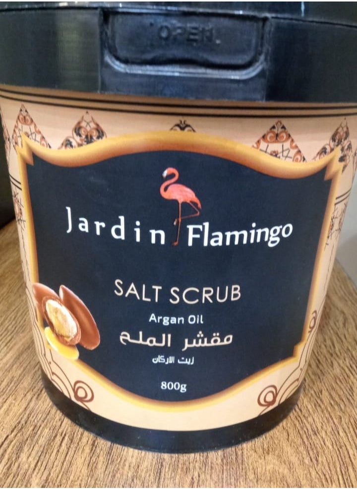 Generic - Jardin Flamingo - Salt Scrub - Argan oil - 800 gm - Image 1
