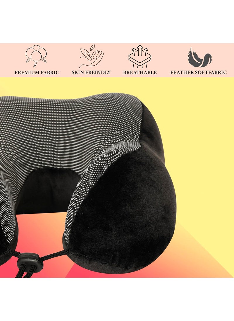 BigPlayer BigPlayer Round Neck Pillow Supportive Travel Cushion for Car Airplane Enhanced Sleep Comfort Cervical Air Pillow Essential Neck Rest Accessory  - Image 4