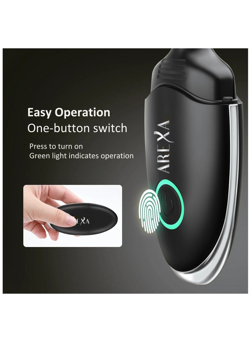 أريكسا ماكينة قص شعر الأذن والأنف للرجال والنساء - عالية الدقة، قابلة لإعادة الشحن عبر USB، مقاومة للماء، تشغيل آمن وهادئ، تصميم محمول - Image 2