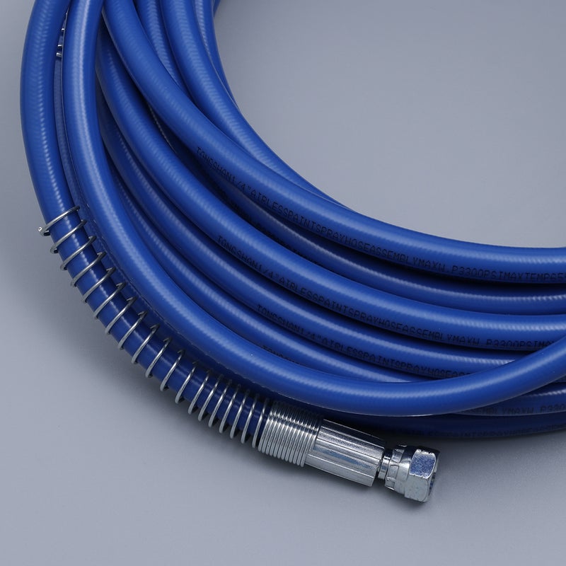 1/4 Inch 15 Meters High Pressure Washer Hose Car Washer Water Cleaning Extension Hose Airless Paint Hose for High Pressure Cleaner Spray ( ) - Image 4