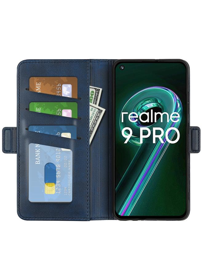 S-TOP Case For OPPO Realme 9 Pro Dual-side Magnetic Buckle Leather Phone Case - Image 4