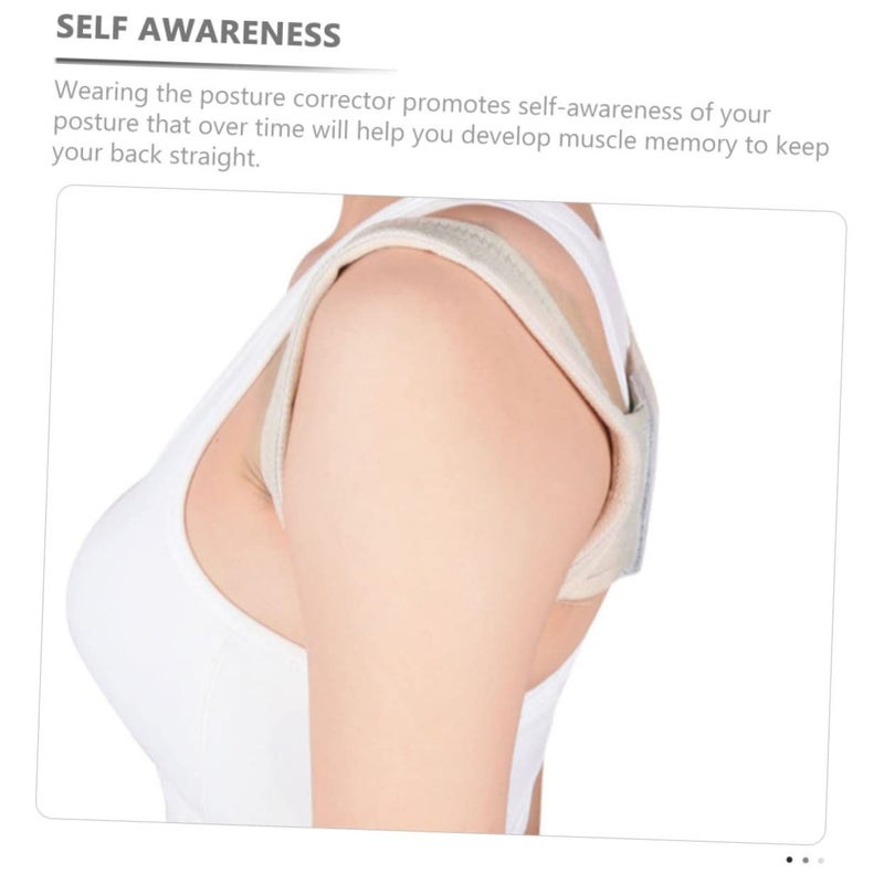 Women Invisible Posture Corrector S Adjustable Back Support for Home Office - Image 4