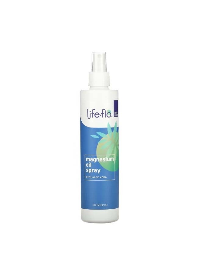 Life-flo - Magnesium Oil Spray with Aloe Vera 8 fl oz 237 ml - Image 1