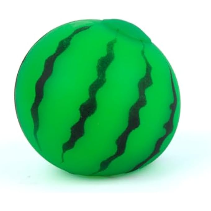 Daiso Watermelon Squeeze Ball | Green | Stress Relief & Hand Exercise Toy - Image 1