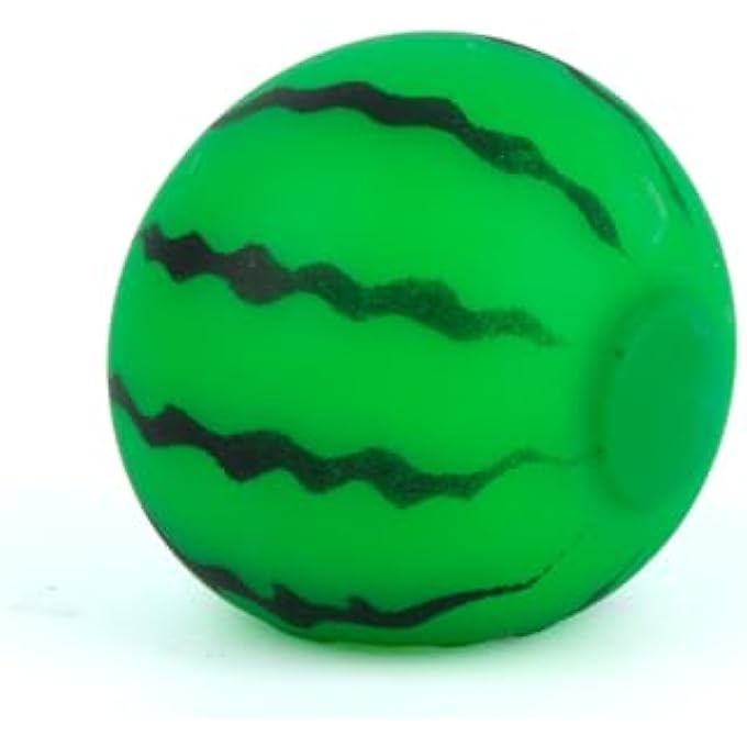 Daiso Watermelon Squeeze Ball | Green | Stress Relief & Hand Exercise Toy - Image 2