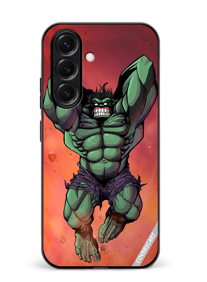 Protective Case Cover For Samsung Galaxy S25 Plus Hulk Angry Design Multicolour