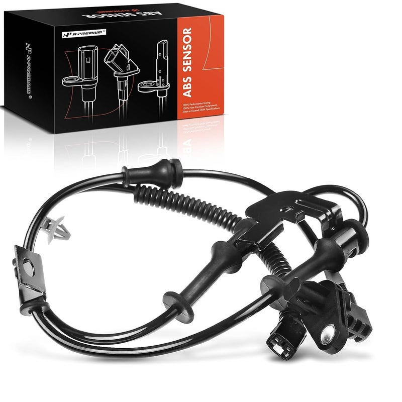 A-Premium ABS Wheel Speed Sensor Compatible with Hyundai Models - Accent 2012-2017, L4 1.6L - Front Left Driver Side, Replace# 95670-1R000 - Image 1