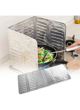 Cooker Oil Splash Protector Folding Aluminum Plate -Easy Wipe Picnic Tube Anti-Wind Panel - pzsku/Z54C4C4CBD3F2AE8339EAZ/45/_/1725790458/51c26747-38bf-464e-9990-0865b1f1d346