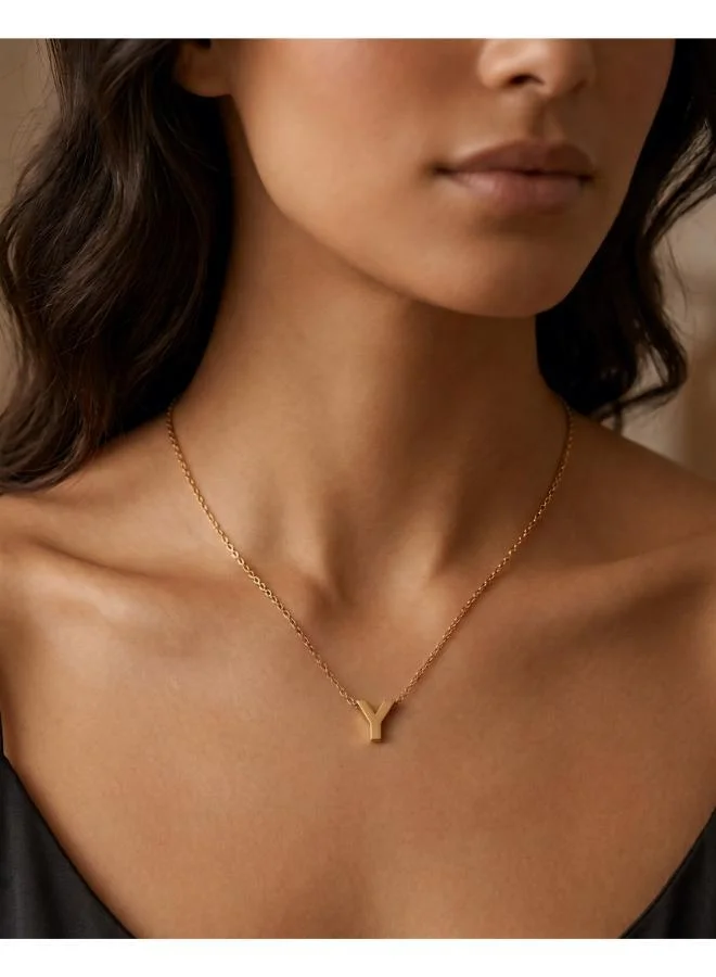 Rovaux  Initial Y Pendant Necklace for Women | Best Price UAE
