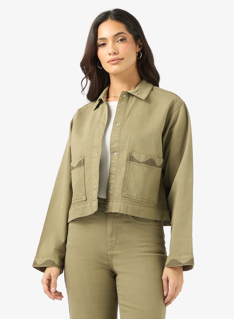 VERO MODA Collared Jacket - Image 1