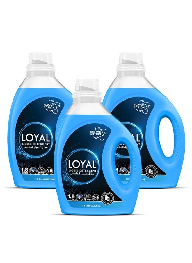 loyal Liquid Laundry Detergent 3x 1800ml pack of 3 - Image 2