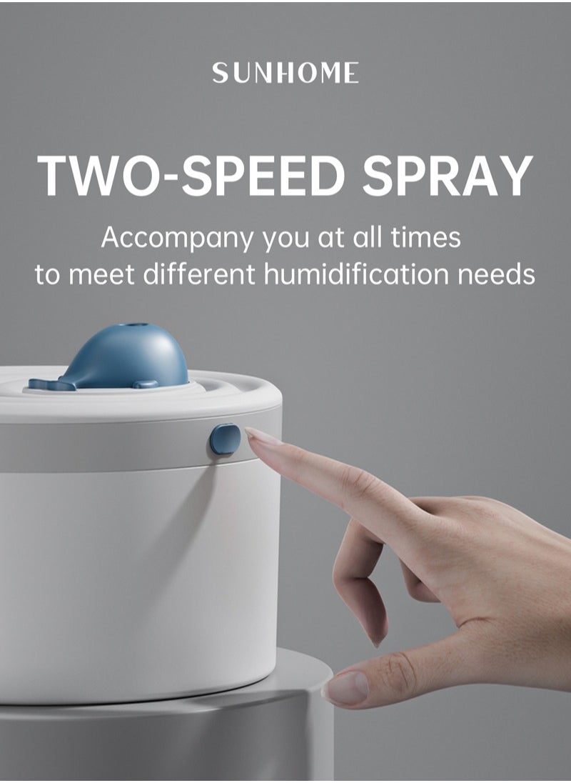 Sunhome - 2-Speeds Air Humidifier With Colour Changing Lights 1.5L 2W White - Image 1