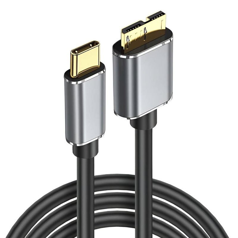 ELEPHANTBOAT ® USB C to Micro B 3.0 Cable 5Gbps Fast Data Transfer Type-C to External Hard Drive Cord Compatible with MacBook Pro/Air, WD, Seagate, Toshiba, Galaxy S10/S9/S8, My Passport - Image 1