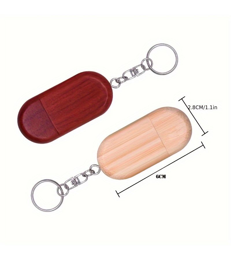 10pcs USB 2 0 Free Custom Logo Carbonized Bamboo Memory Stick Flash Drive Pen Drive Pendrive 8GB High Speed Wedding Gift - Image 3