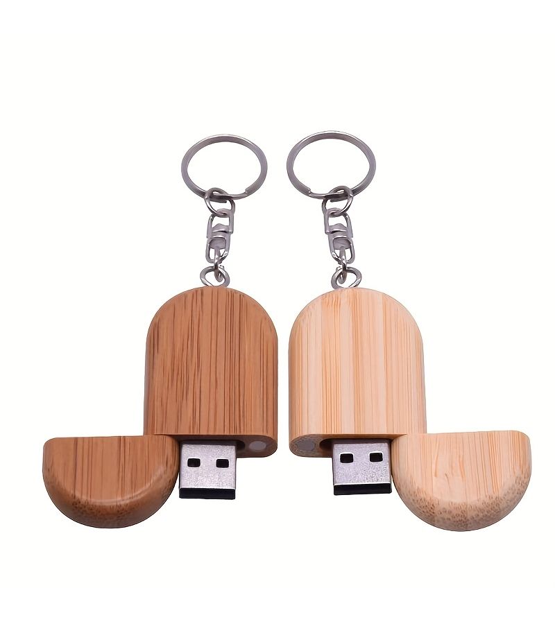 10pcs USB 2 0 Free Custom Logo Carbonized Bamboo Memory Stick Flash Drive Pen Drive Pendrive 8GB High Speed Wedding Gift - Image 4