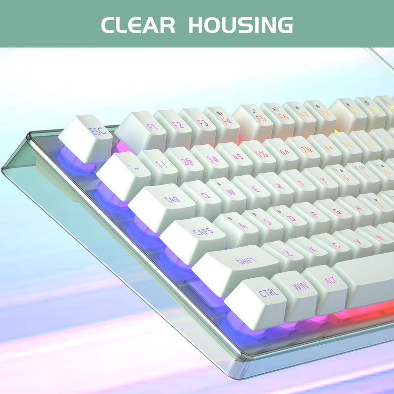 MageGee Gaming Keyboard and Mouse Combo, K1 RGB LED Backlit Keyboard with 104 Key Computer PC Gaming Keyboard for PC/Laptop (Green) - Image 2