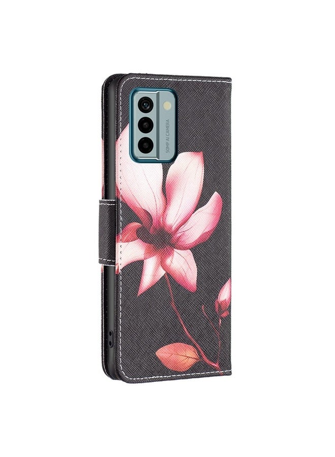 HuHa Case Cover For Nokia G22 Colored Drawing Leather Phone Case(Lotus)  - Image 3