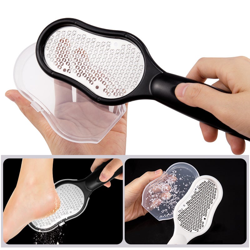 Stainless Steel Foot File - Double-Sided Callus Remover, Foot Scrubber, Pedicure Tool - Image 3