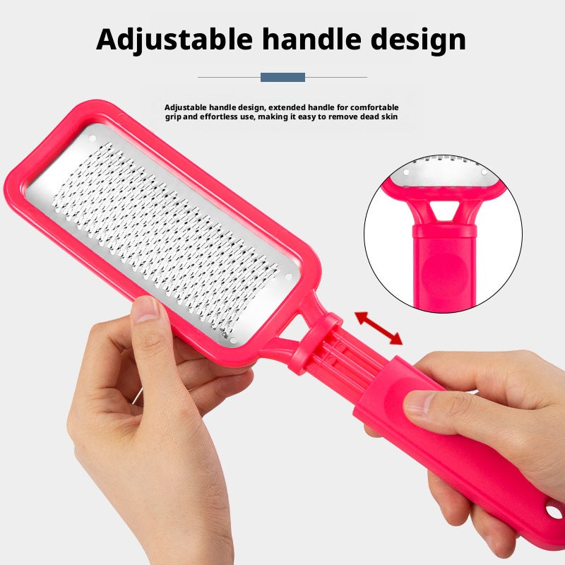 Stainless Steel Foot File - Double-Sided Callus Remover, Foot Scrubber, Pedicure Tool - Image 2