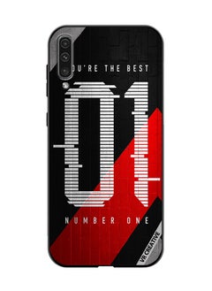 Protective Case Cover For Samsung Galaxy A70/A70s Number One Design Multicolour