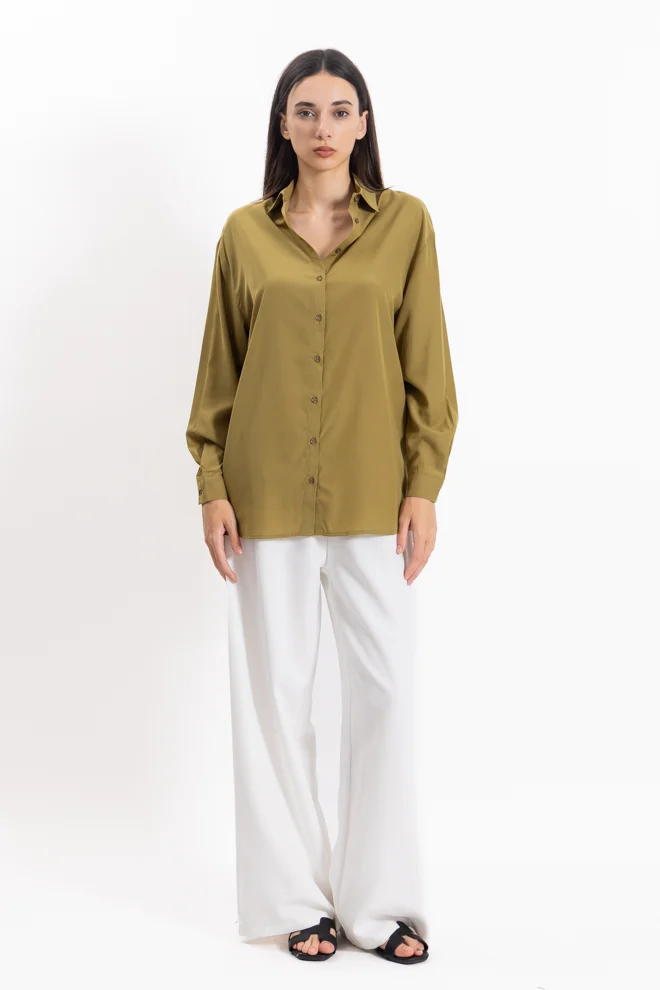 SHAPES COMFORT SATIN SHIRT