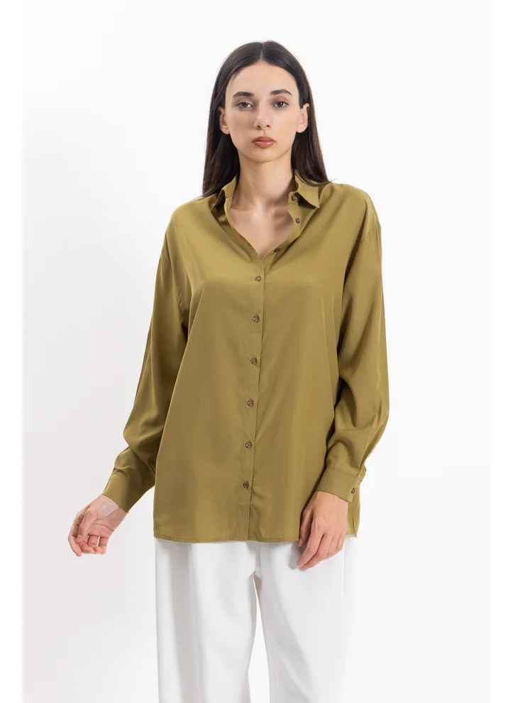 SHAPES COMFORT SATIN SHIRT