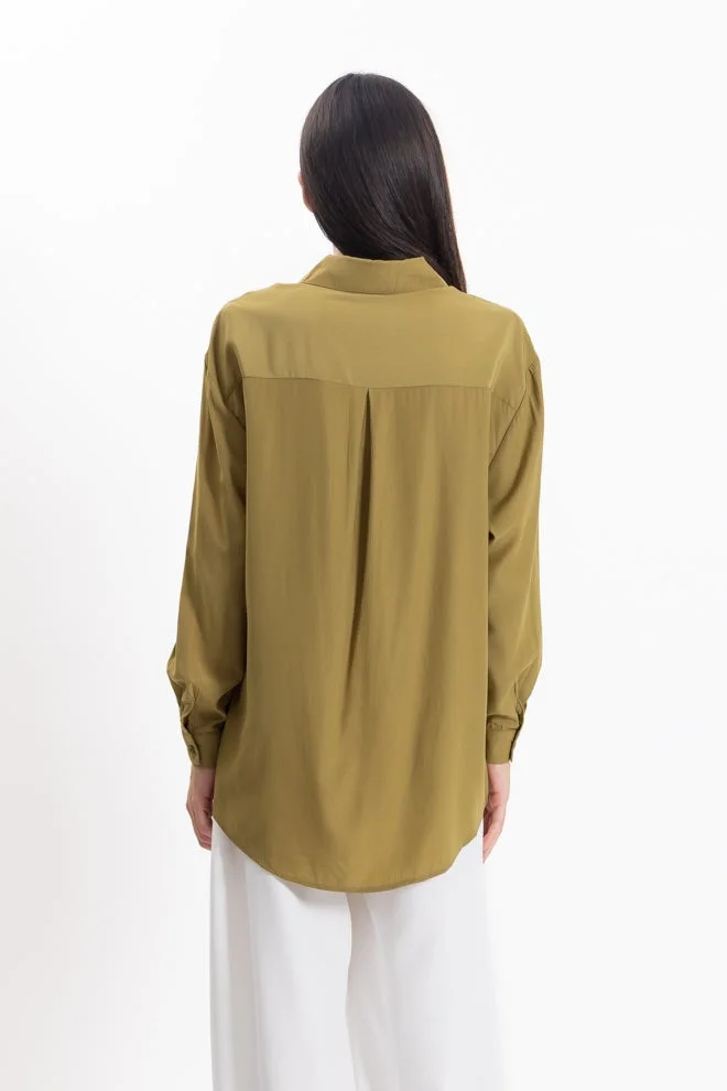 SHAPES COMFORT SATIN SHIRT