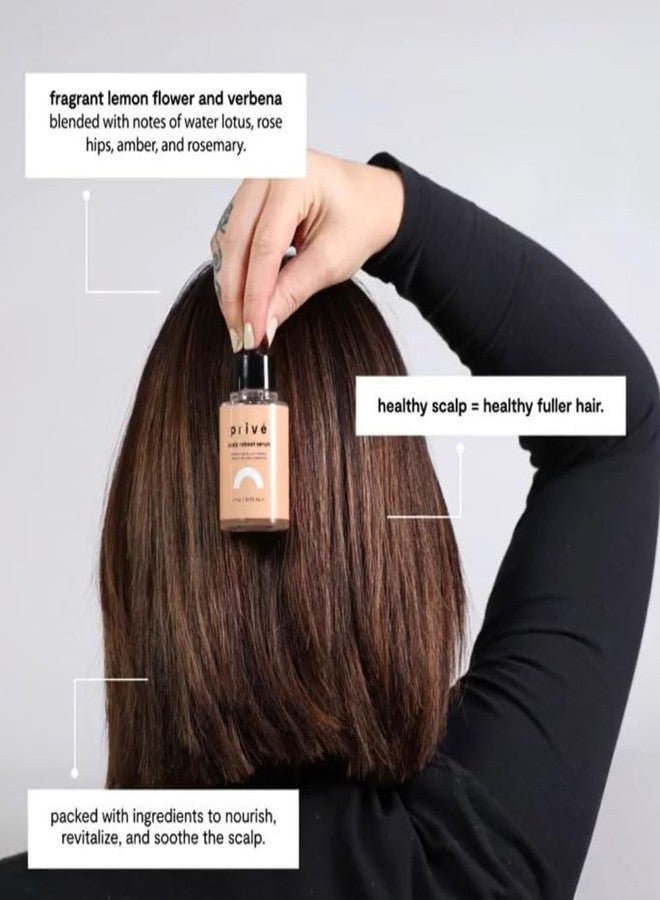 PRIVE Privé Reboot Scalp Serum for Hair Growth - Weightless Leave-In Hair Serum & Dry Scalp Treatment - Soothes Dryness, Reduces Irritation & Nourishes Strands - Supports Healthy, Stronger Strands (1.7 oz) - Image 4