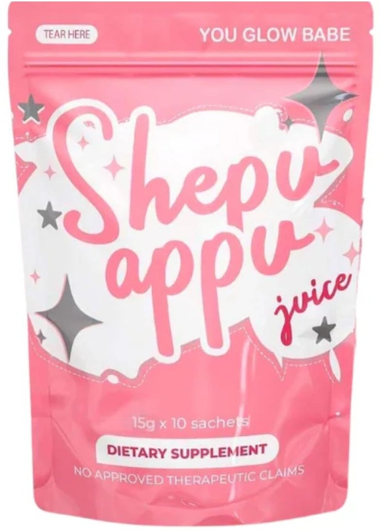 Wins Town Shepu Appu Herbal Juice Sachets - Traditional Digestive Support Formula, 15g x 10 Pack  - Image 1