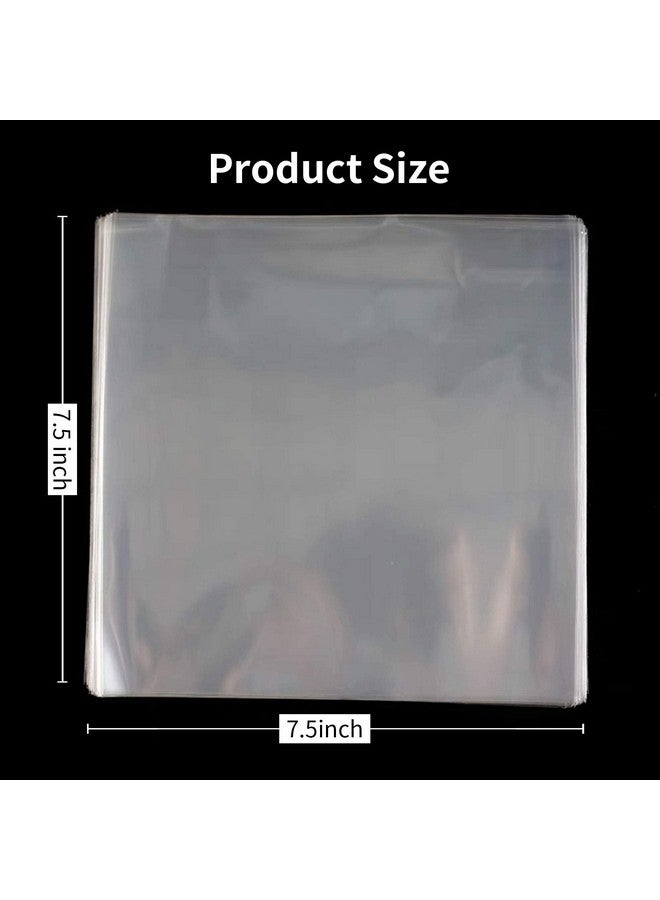 Morepack أوراق سيلوفان شفافة 7.5X7.5 بوصة أوراق سيلوفان تغليف سيلوفان للحلويات والحرف اليدوية والديكور والمزيد - Image 2
