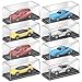 Singhoow 8 Pcs 164 Display Case Acrylic Model Cars Display Case 417 x 181 x 181 Inches Clear Plastic Vehicles Toy Cars Storage Collectors - Image 3