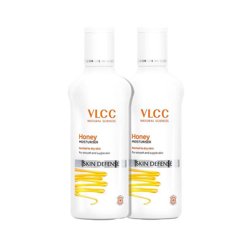 VLCC Honey Moisturiser 100g X 2 Pack of 2 NonGreasy Deep Moisturization and Lightweight With Honey Shea Butter Fenugreek Extract Wheat Germ Oil Normal to Dry Skin - Image 1