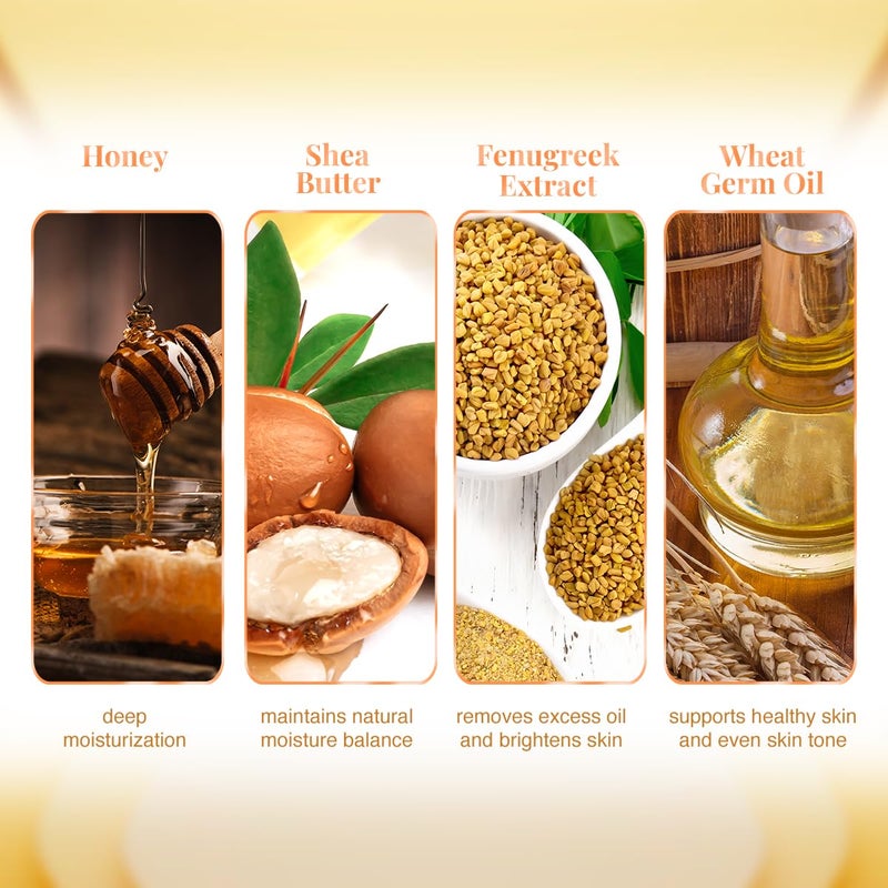 VLCC Honey Moisturiser 100g X 2 Pack of 2 NonGreasy Deep Moisturization and Lightweight With Honey Shea Butter Fenugreek Extract Wheat Germ Oil Normal to Dry Skin - Image 5