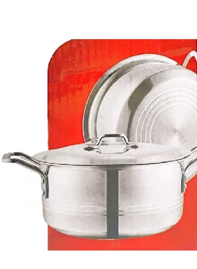 دايموند طقم 10 قدر المنيوم بالغطاء صناعة باكستانية ثقيلة وزن الطقم 7كيلو - Image 5