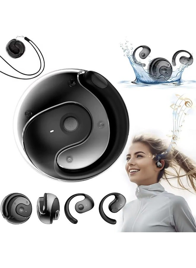 Sthxyfaith The Black Earphone Wireless Bluetooth, Headphones, Earbuds Bluetooth Headphones,Ipx5 Waterproof Stereo Noise Reduction BT 5.4 Earphones - Image 1