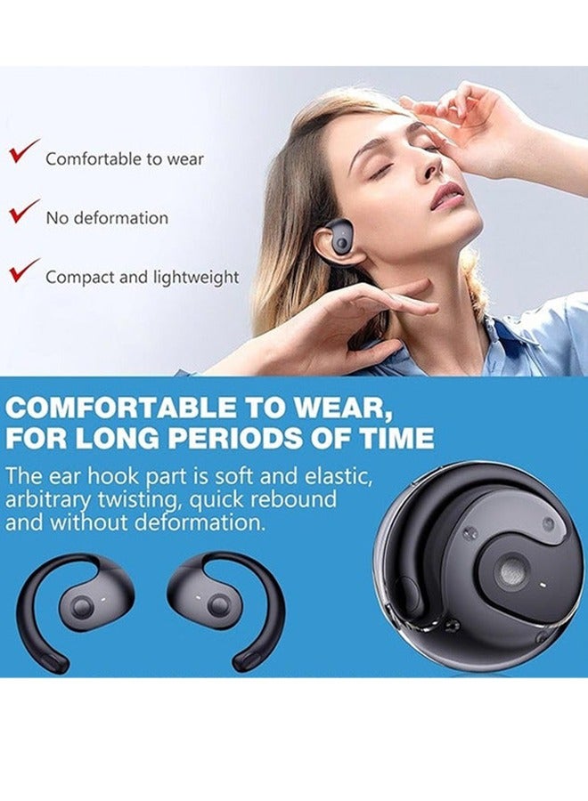 Sthxyfaith The Black Earphone Wireless Bluetooth, Headphones, Earbuds Bluetooth Headphones,Ipx5 Waterproof Stereo Noise Reduction BT 5.4 Earphones - Image 3