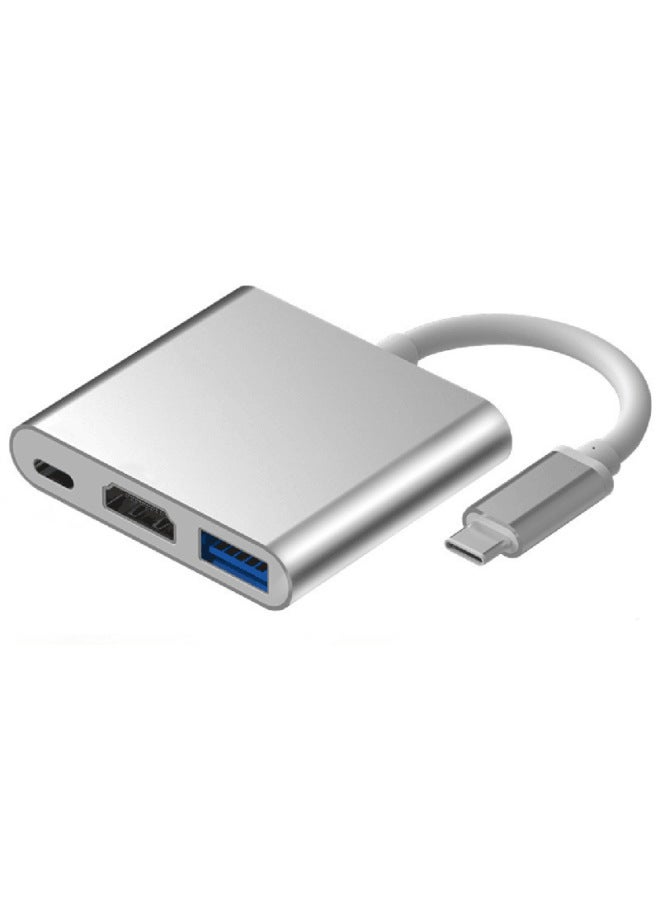 نيوترل Type-c 3-in-1 4k 60hz محول HD محور USB محطة توسعة متوافق مع Switch Gaming - Image 1