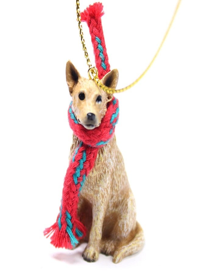 Conversation Concepts Australian Cattle Dog Tiny Miniature One Christmas Ornament Red - Delightful! - Image 1