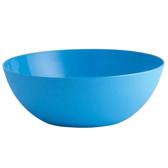Indianstore4all Set of 6 Plastic Cereal Bowls for Breakfast Solid Microwave Safe Bowls for Oats Maggie Food Snacks Rice Eating and Mixing in Kitchen 1000ml Color May Vary - Image 5