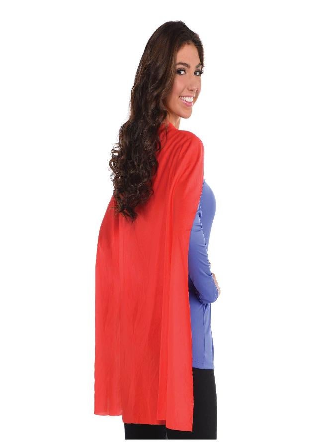 Amscan Red Cape Costumes for Kids and Adults - One Size Fits Most (1 Count) - Great For Party Dress-Up - Superhero & Halloween Capes - Image 3