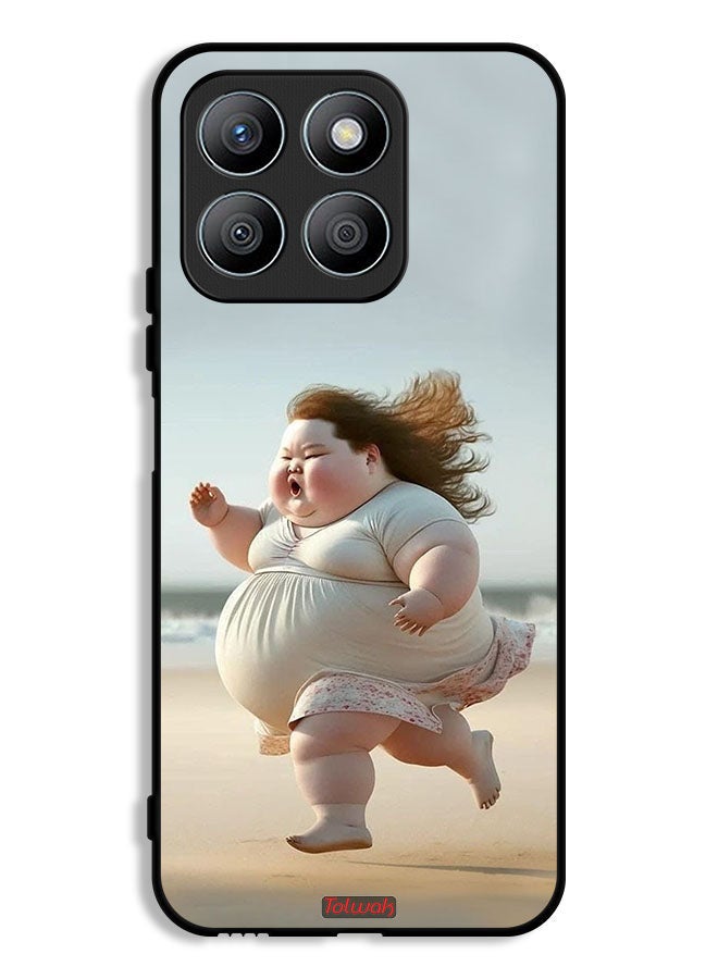 Tolwak Honor X8b Protective Case Cover Fatty Baby Girl Running - Image 1