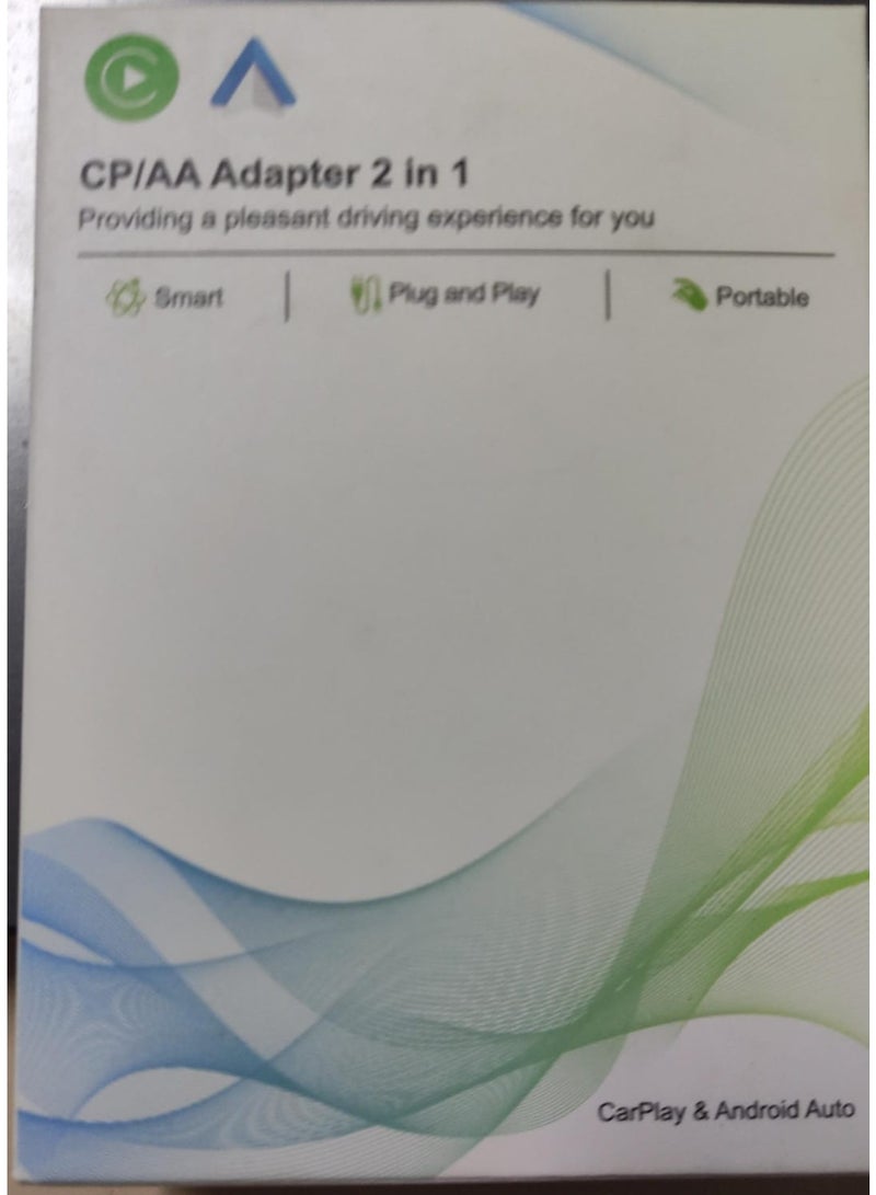 iHaylinkit | M5 | CP/AA محول لاسلكي 2 في 1 لـ CarPlay و Android Auto، بلوتوث + موصل هاتف للسيارة USB، سهل التركيب، أسود - Image 2