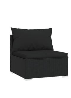 Modern 4 Piece Garden Lounge Set with Cushions Black Poly Rattan - pzsku/Z54C6757B9208DDC5CC00Z/45/_/1731503642/5b198719-12c2-431e-80ea-2199e1c72671