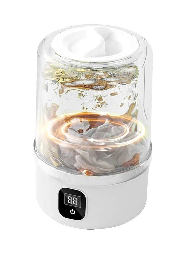 BlueFire Portable Mini Washing Machine for Underwear & Socks | 2025 Cordless, Rechargeable Laundry Cup | 1L Compact USB Washer for Travel, Eco-Friendly Bra & Delicates Cleaner | 5X Faster Handwash Alternative - Image 1