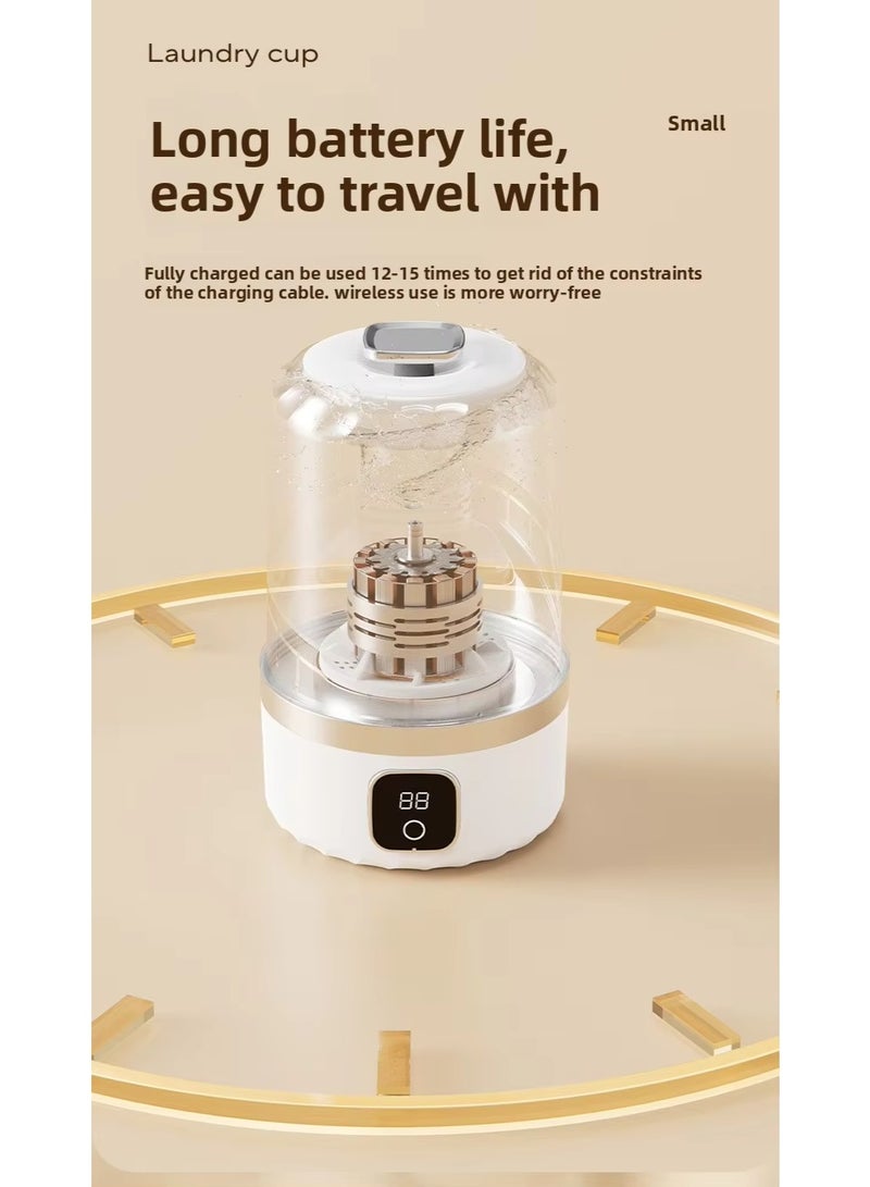 BlueFire Portable Mini Washing Machine for Underwear & Socks | 2025 Cordless, Rechargeable Laundry Cup | 1L Compact USB Washer for Travel, Eco-Friendly Bra & Delicates Cleaner | 5X Faster Handwash Alternative - Image 3