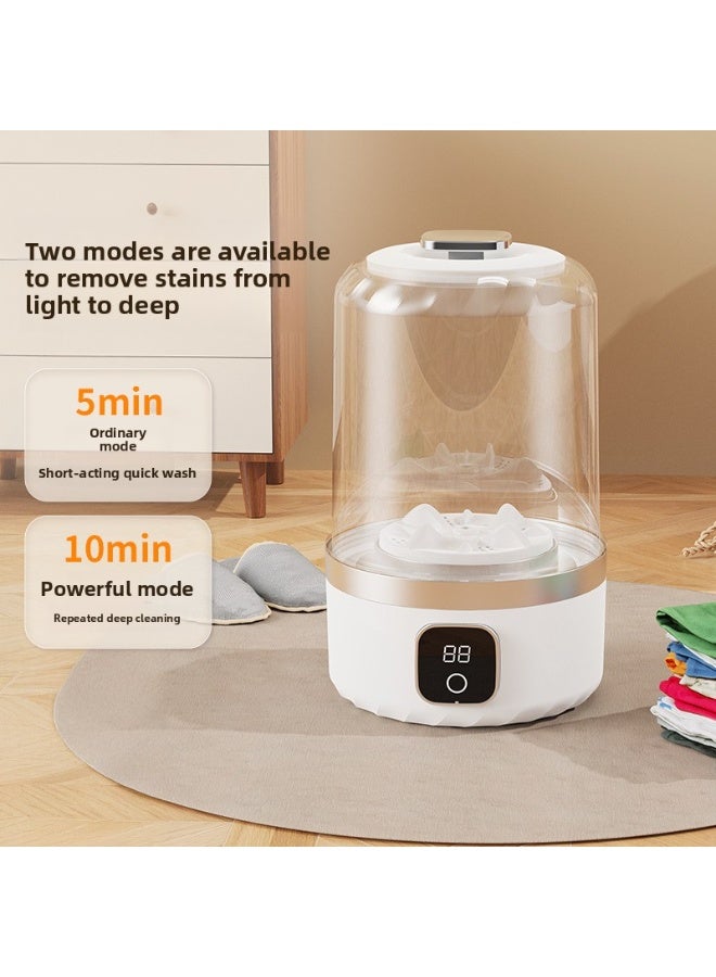 BlueFire Portable Mini Washing Machine for Underwear & Socks | 2025 Cordless, Rechargeable Laundry Cup | 1L Compact USB Washer for Travel, Eco-Friendly Bra & Delicates Cleaner | 5X Faster Handwash Alternative - Image 2