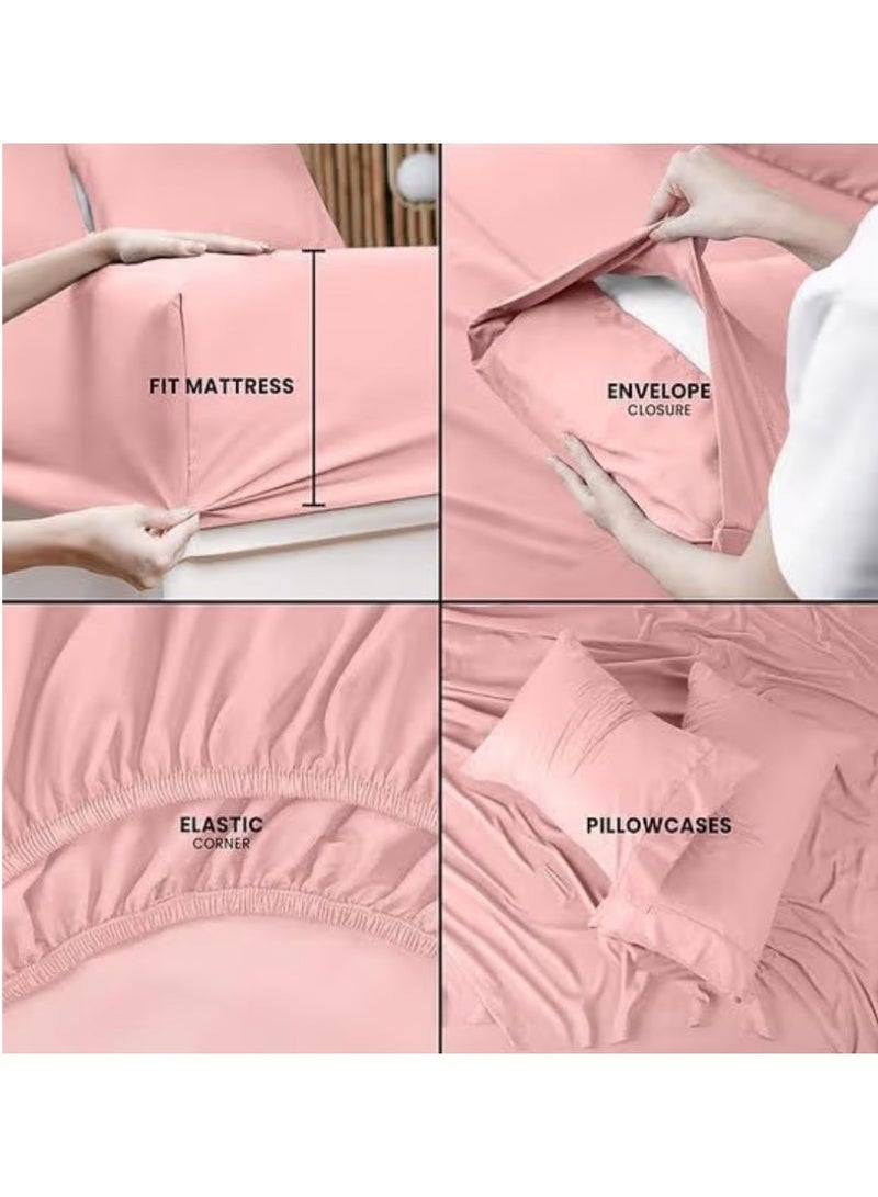 Homy Cotton Flat bedSheet Set of 3 pieces - Image 1